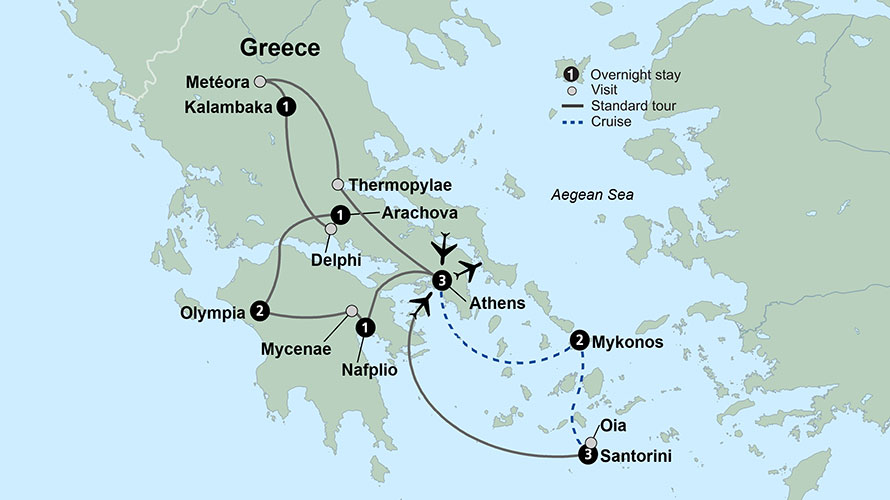 Greece Map 